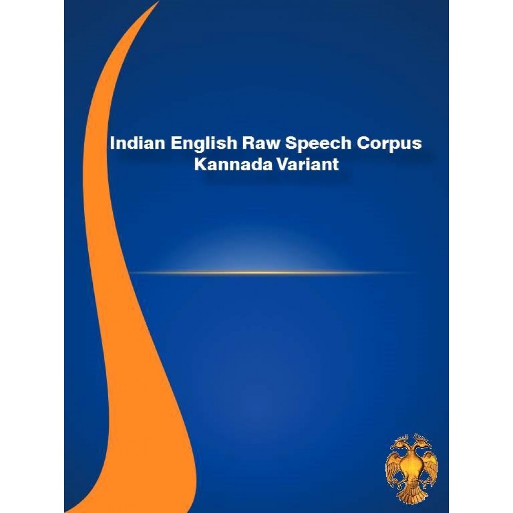 Indian English Raw Speech Corpus - Kannada Variant